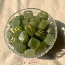 Rune Set - Green Aventurine