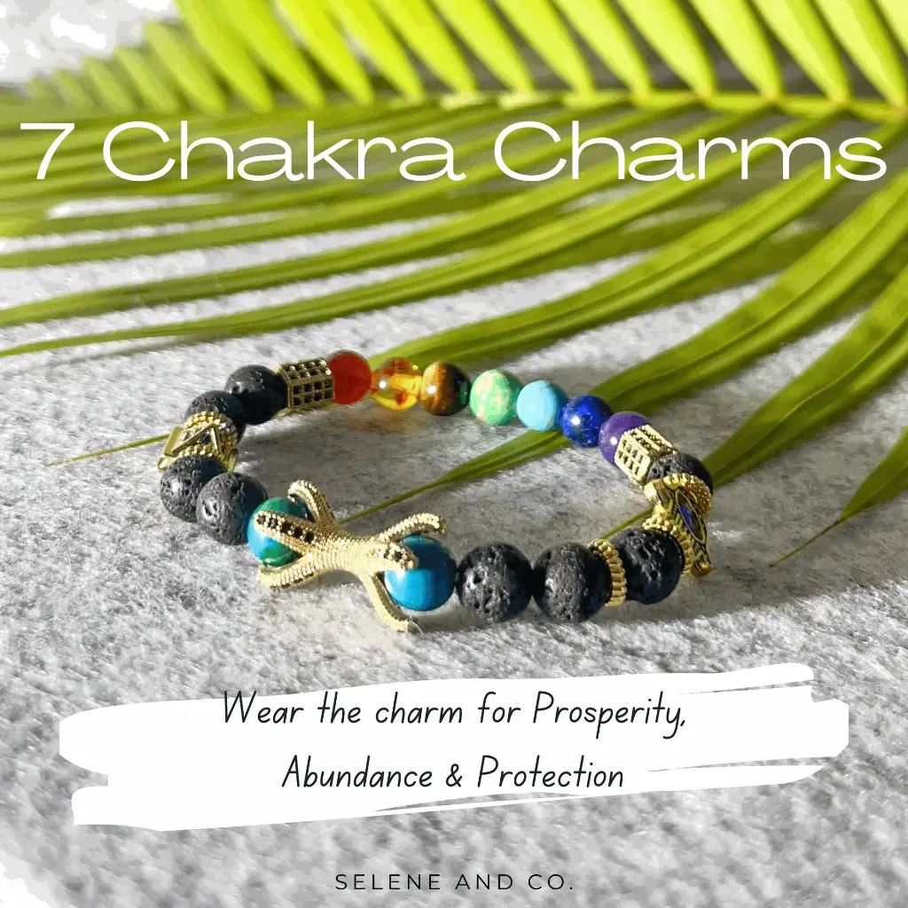 7 Chakra Bracelet with Charms