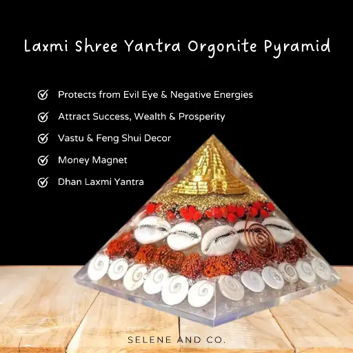 Laxmi Shree Yantra Orgonite Pyramid