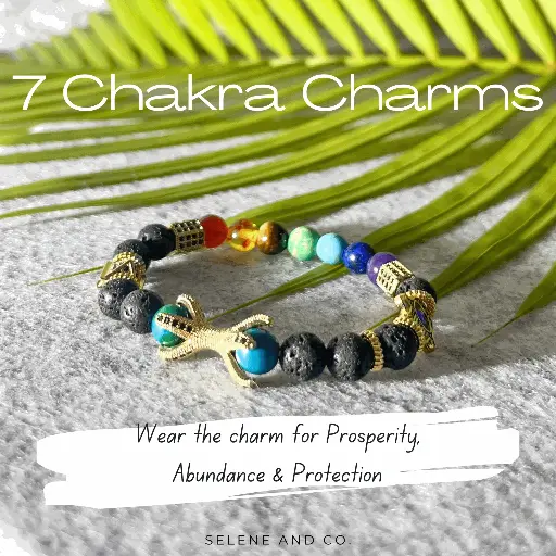 7 Chakra Bracelet with Charms